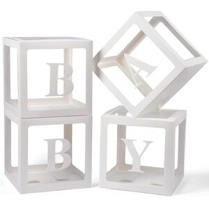 White Baby Blocks Decor